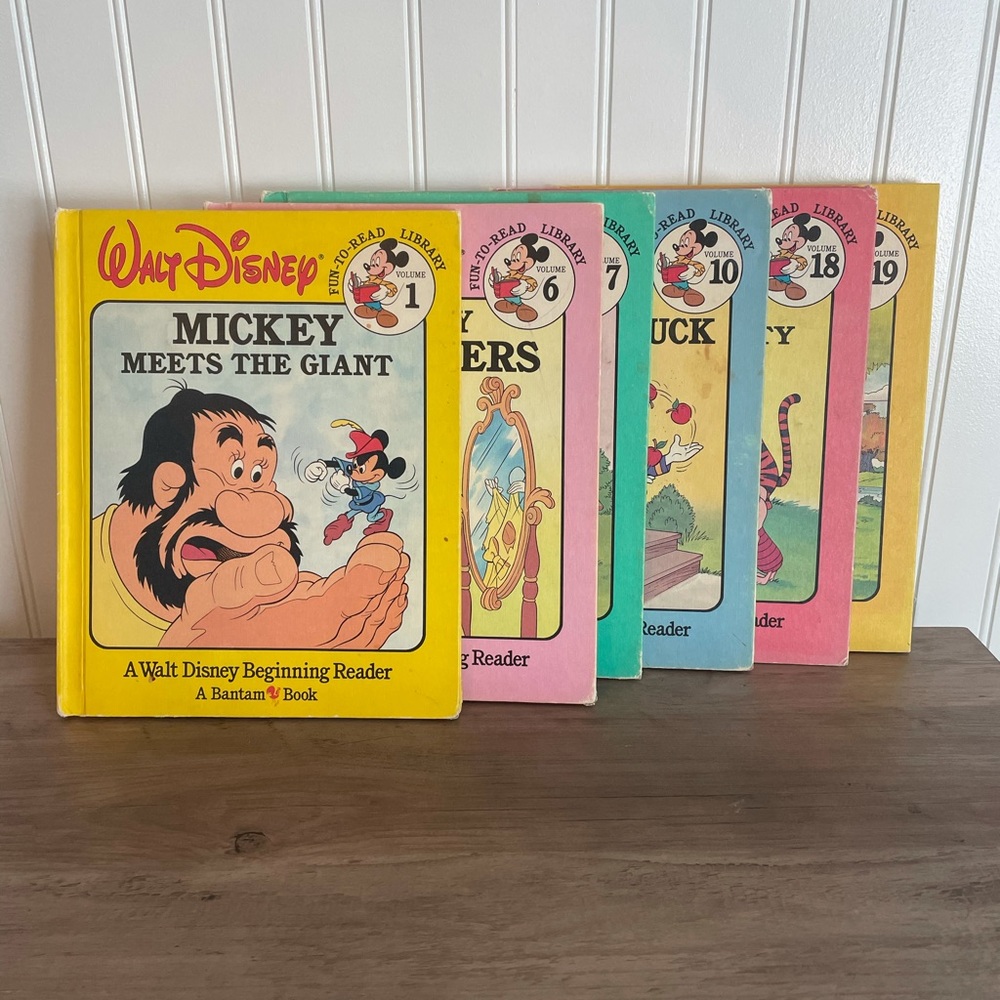 Vintage Walt Disney Fun to Read Collection